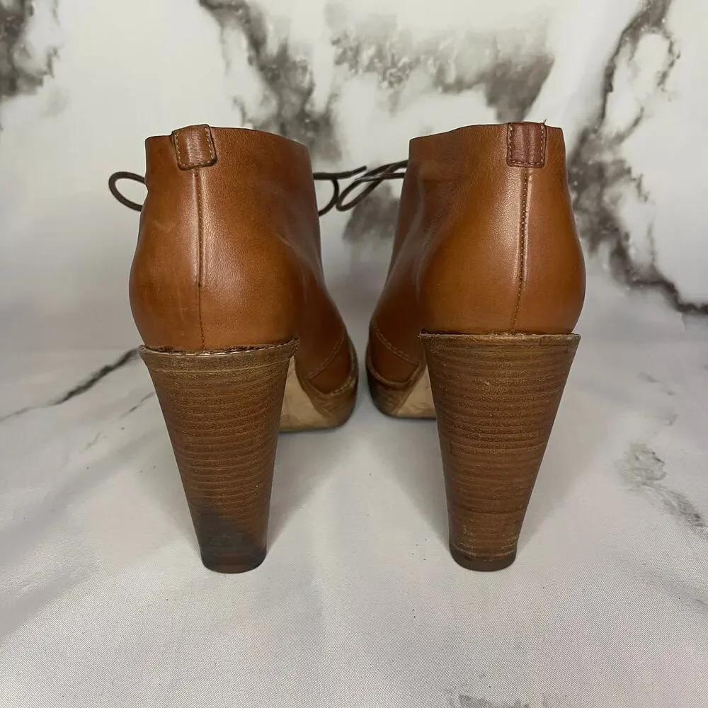 Cole Haan NikeAir Stephanie Leather Booties Size 5.5